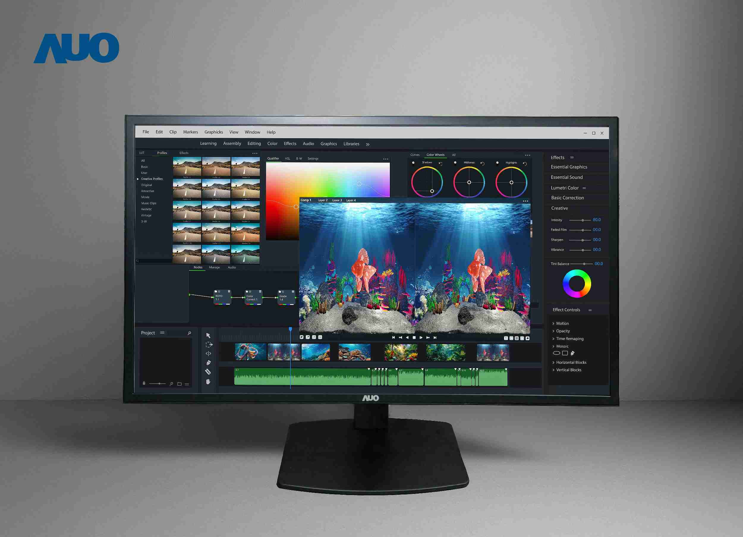 口袋牛店开发32吋2D/3D专业桌上型显示器，，拥有8K4K超高分辨率，，，并以低串扰算法优化3D显示效果，，，搭载自动眼球追踪功能，，能实时调整3D图像，，，，进行实时2D与3D无缝共存窗口，，，提供图像设计工作者突破二维接口的崭新工作氛围与效率